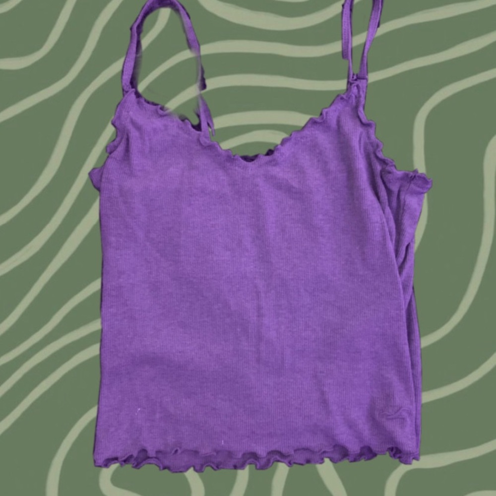 gray hollister tank